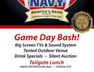 Army v. Navy Game fundraiser on Saturday, December 8, 2018