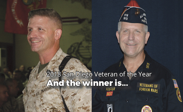 The San Diego County Veteran of the Year…