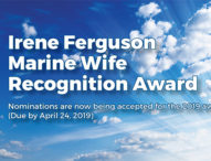 Irene Ferguson Marine Wife Recognition Award – Nominations for the 2019