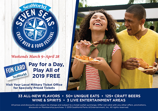 SeaWorld – Seven Seas Festival (Military Specialty Tickets Available)