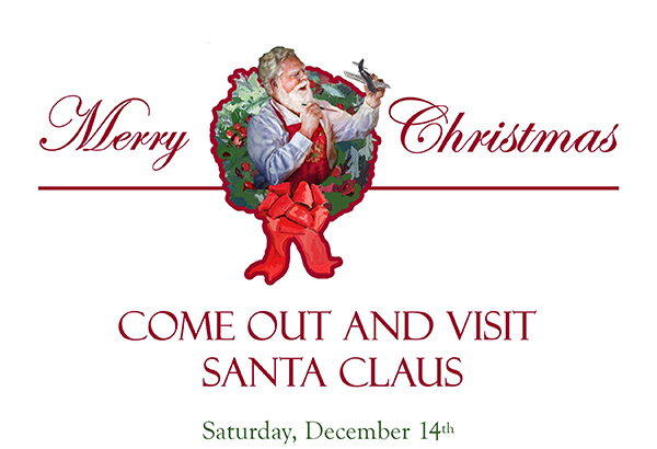 Come See Santa Claus & Military Dog Demo Dec 14th