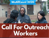 Call For Outreach Workers (We All Count 2020)