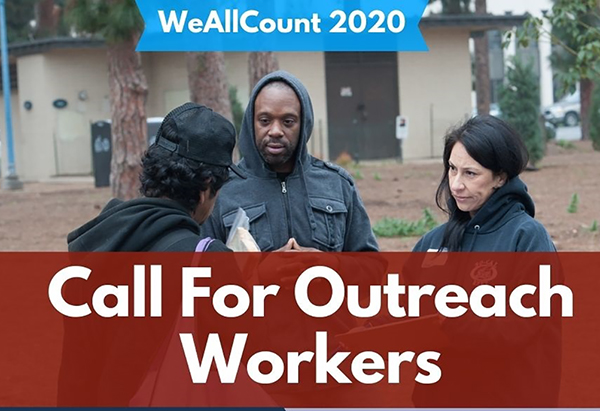 Call For Outreach Workers (We All Count 2020)