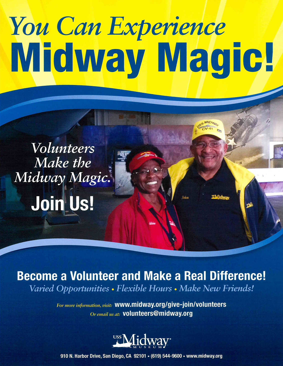 The USS Midway Museum Is Looking For Enthusiastic Volunteers San 