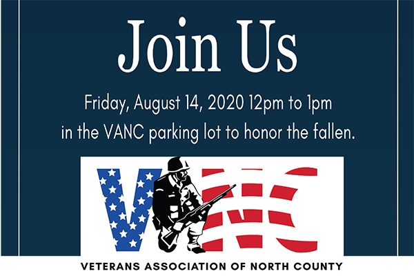 VANC Remembrance Ceremony Aug 14th