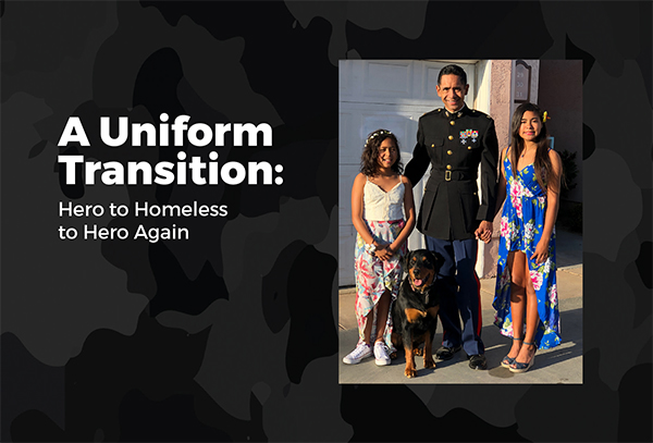 A Uniform Transition: Hero to Homeless to Hero Again