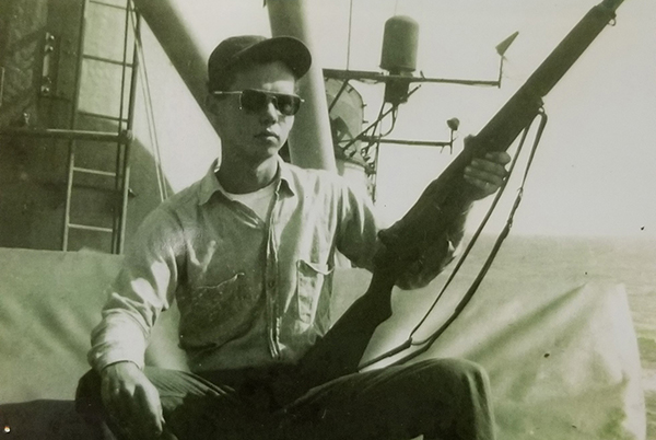 USS Midway Museum Volunteer William Woody Woodward San Diego 