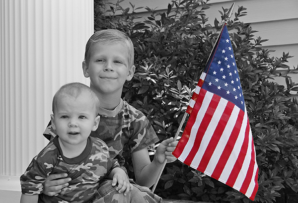 Celebrating the Month  of the Military Child