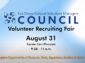 Volunteer Recruitment Fair (August 31st)