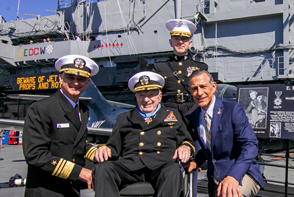 Medal of Honor Hero Celebrated on Midway